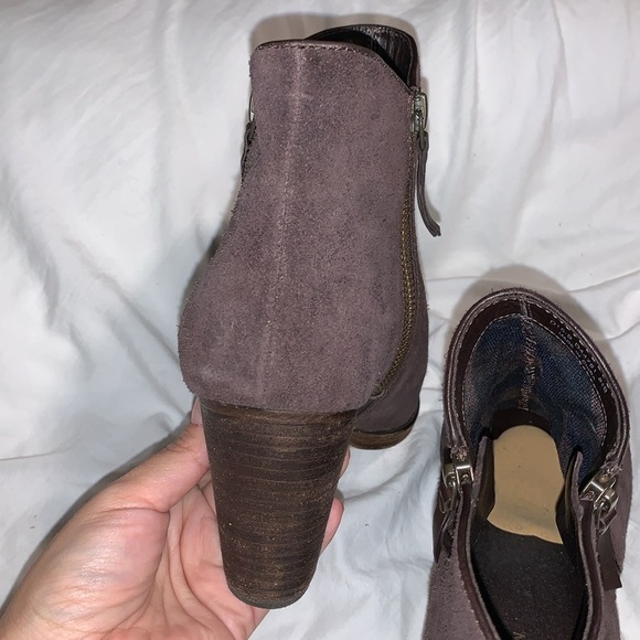 Cole Haan Brown Suede Ankle Booties - Picture 10 of 12